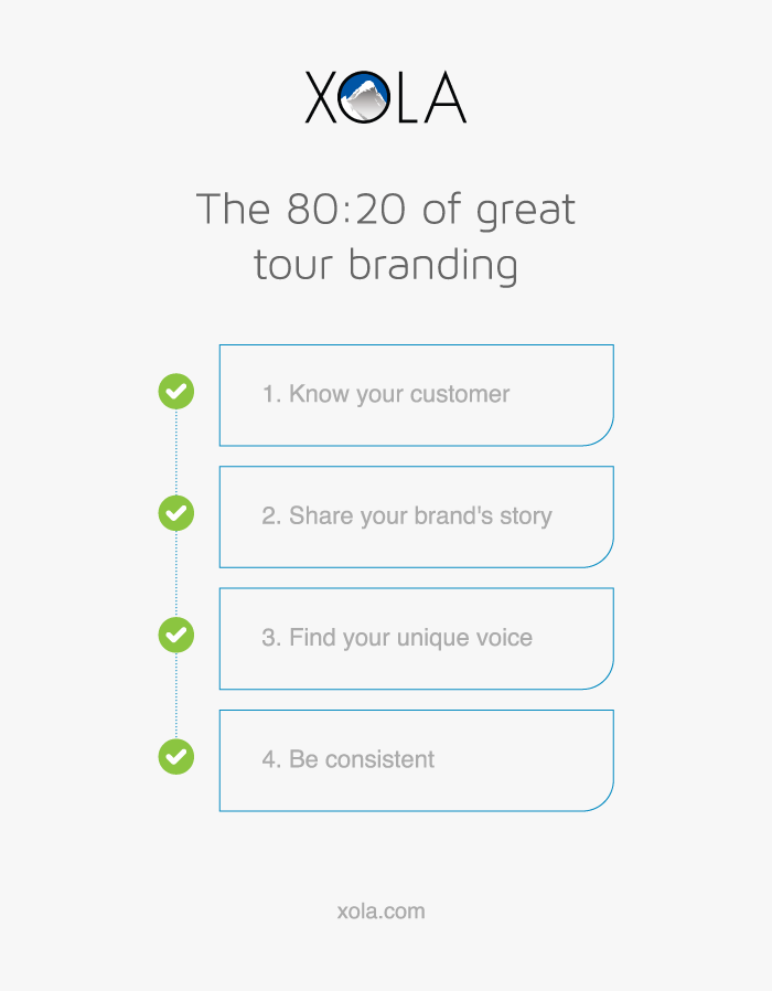 the 80:20 of great tour branding