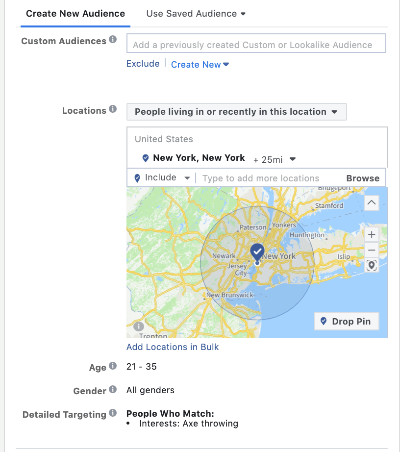 Ads sets and configuration