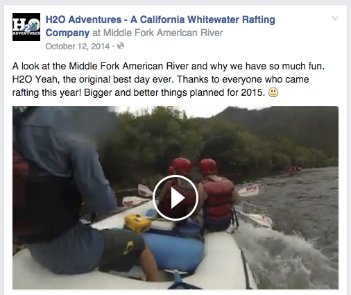 H2O Adventures Facebook video