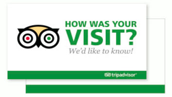 TripAdvisor Reminder Card