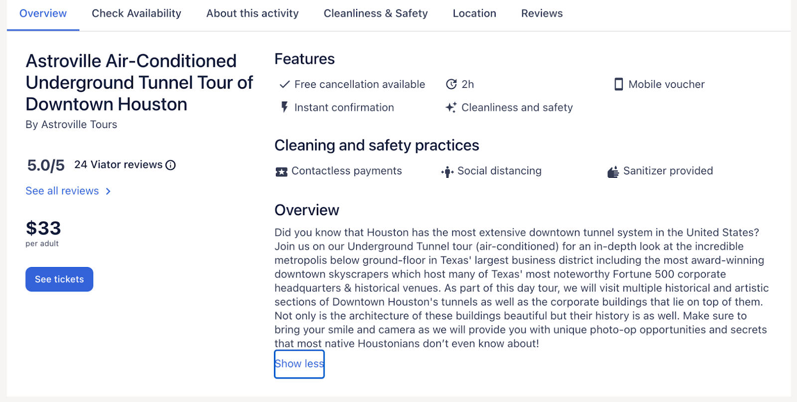 Detailed description on expedia