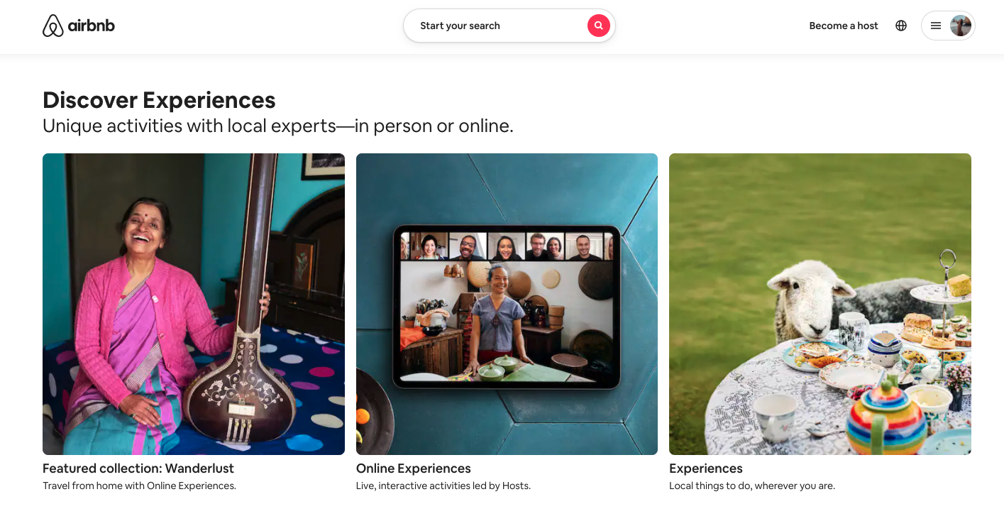 airbnb experiences