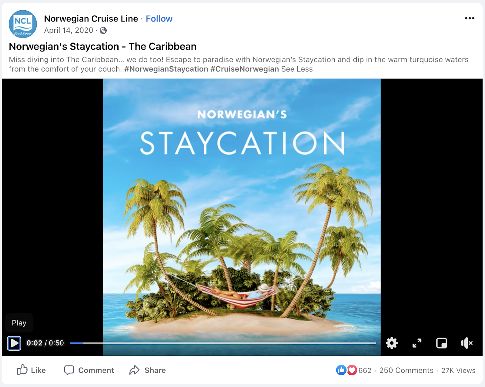 Norwegian staycation campaign