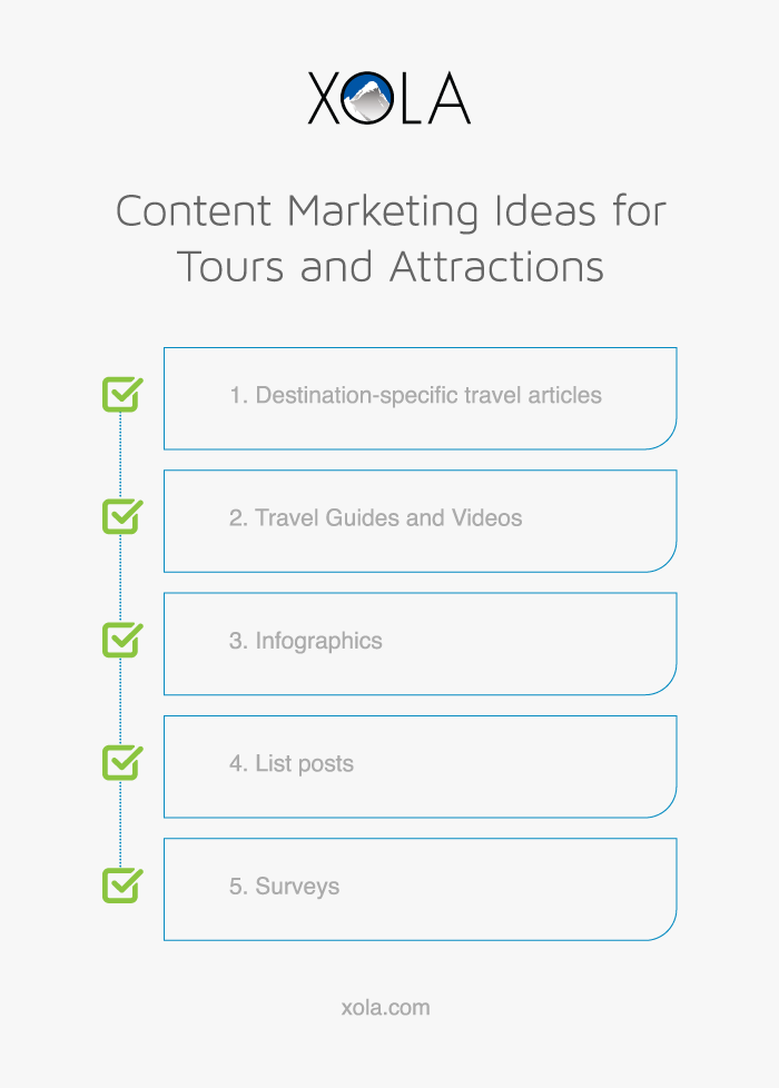 content marketing ideas for tours and attractions
