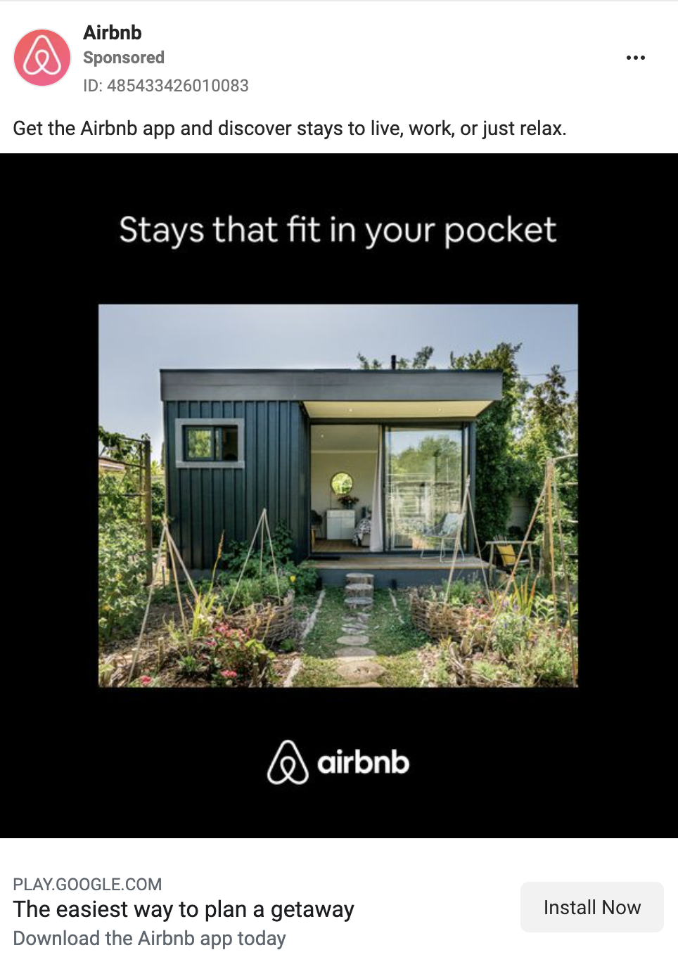 Airbnb advertisement