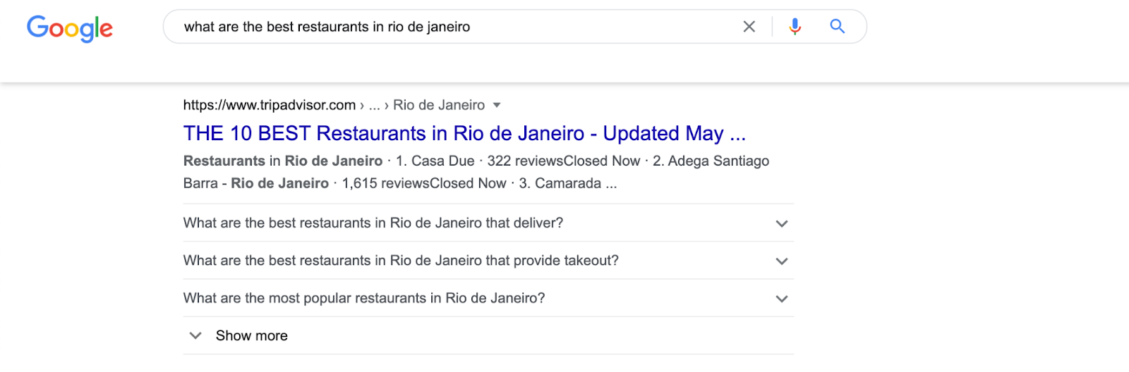 TripAdvisor Reviews