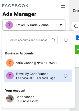 facebook ad manager