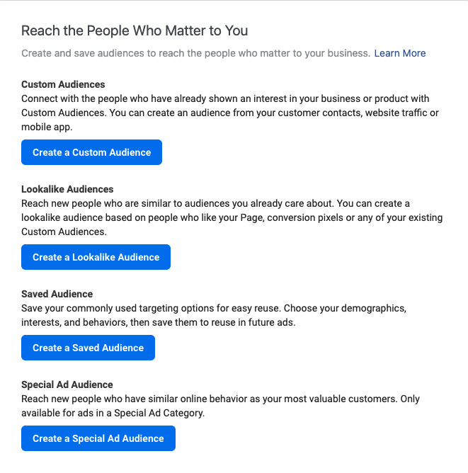 facebook custom audiences