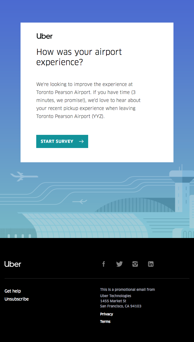 Uber customer satisfaction survey