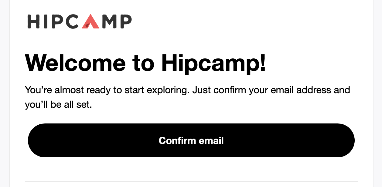 Hipcamp webpage example