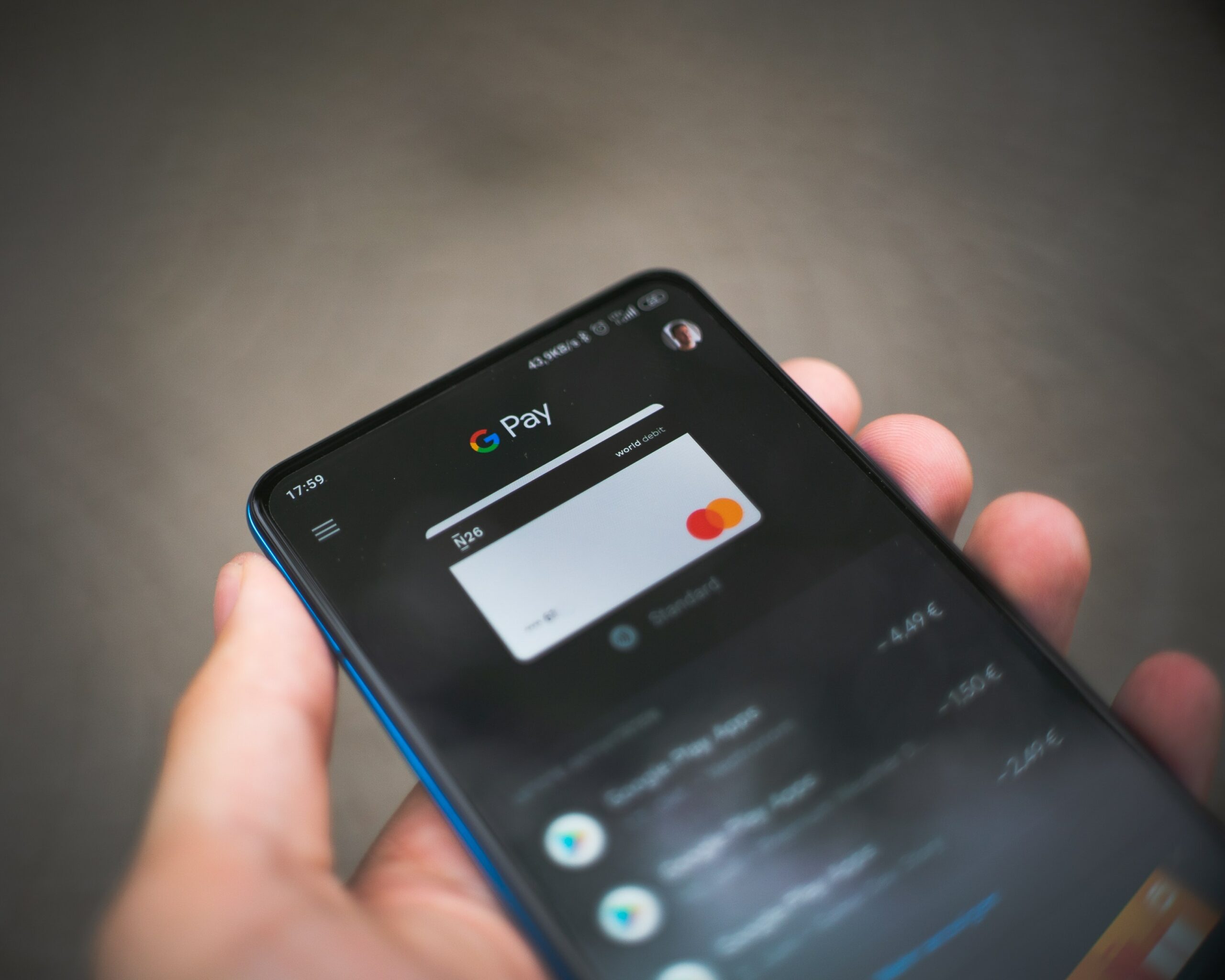 Google pay on cellphone