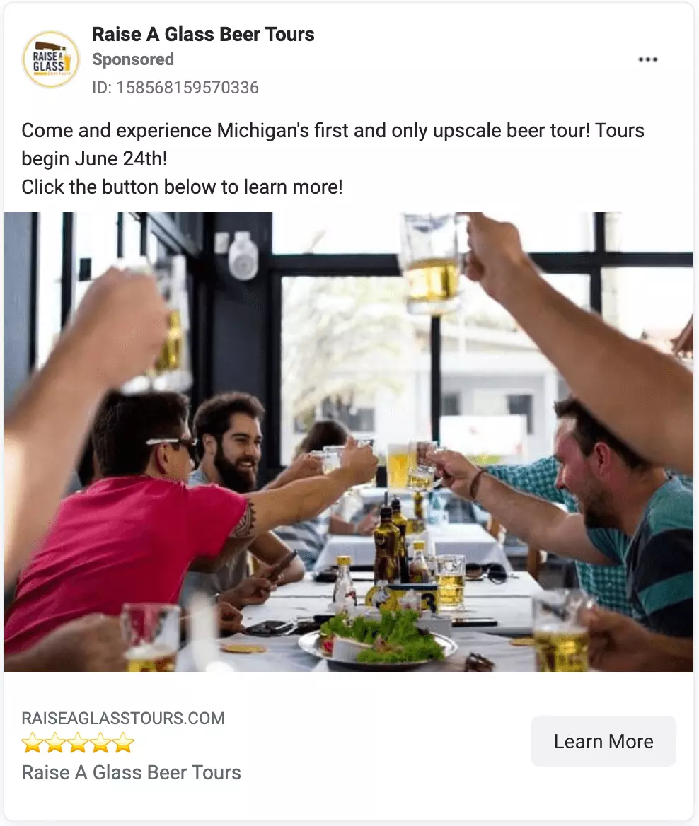 brewery ad example
