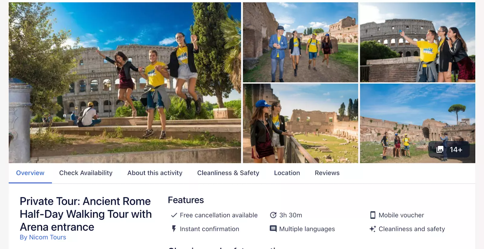 Photo gallery and headline on expedia