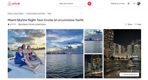 Airbnb experiences example