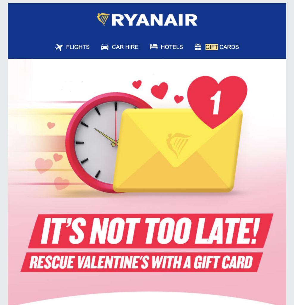 Ryanair discount offer