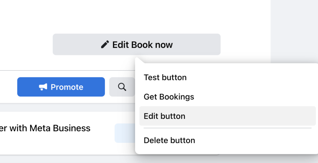 Edit book now button